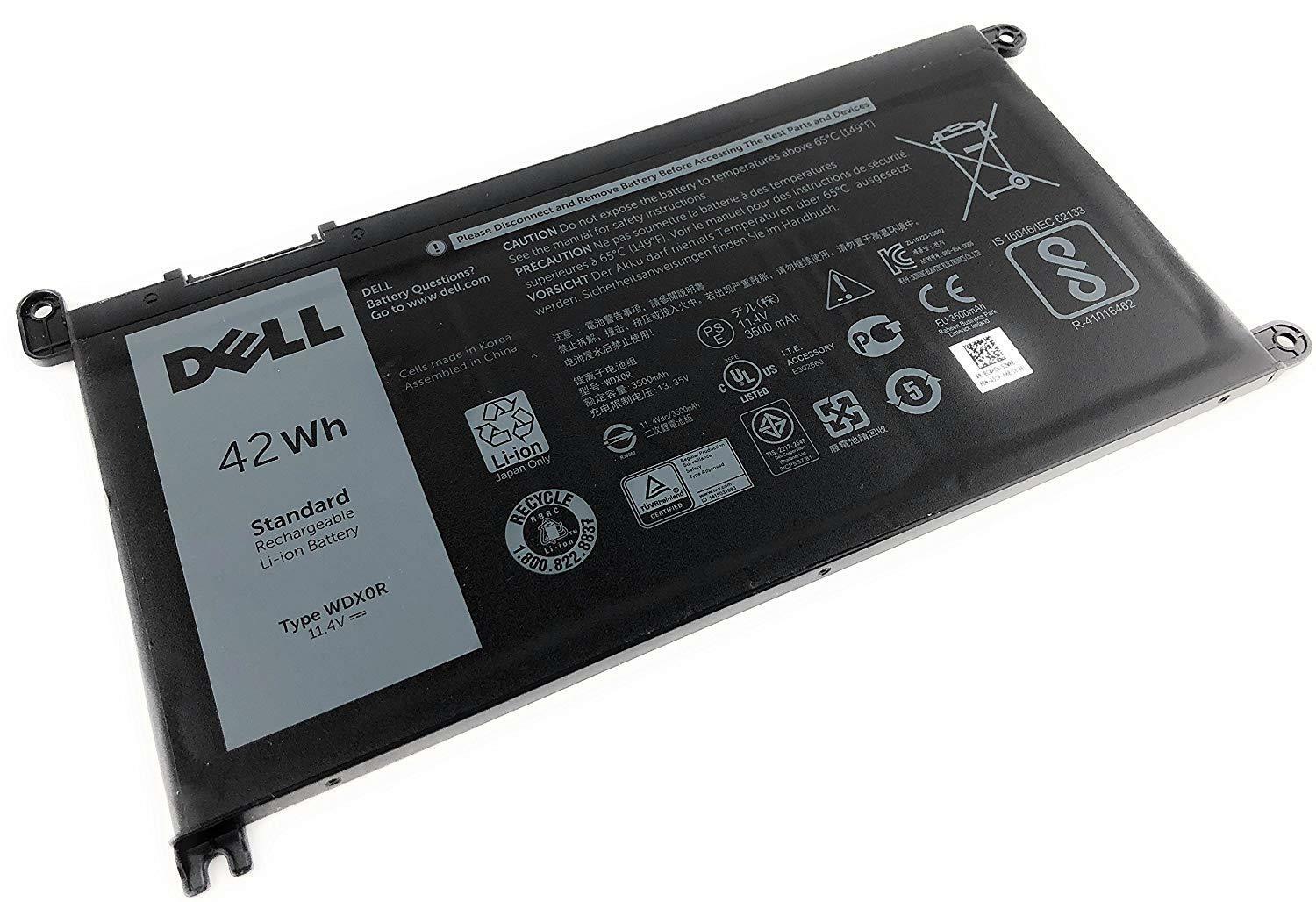 Batería GENUINA Dell Inspiron 42Wh 15 5567 5568 13 7368 5368 7569 7579 WDX0R